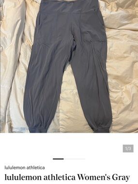 lululemon athletica Kids Gray Jogger Sweatpants